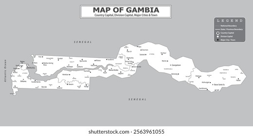 African Countries Geography Political map. Political map of country with capital, province or state capital, major cities and town.