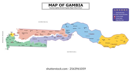 African Countries Geography Political map. Political map of country with capital, province or state capital, major cities and town.