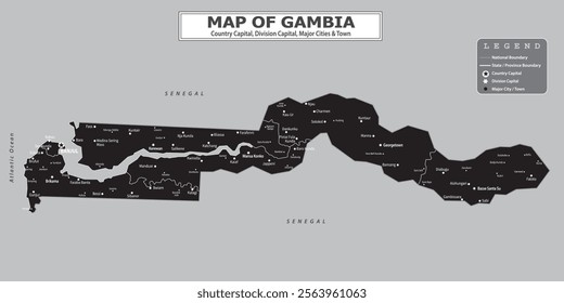 African Countries Geography Political map. Political map of country with capital, province or state capital, major cities and town.