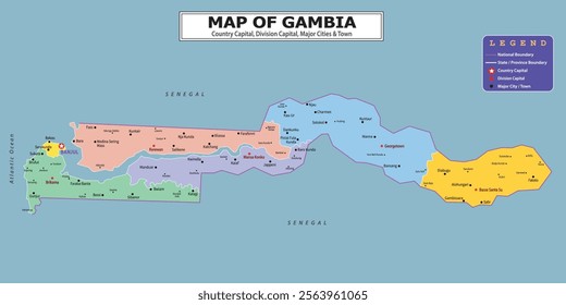 African Countries Geography Political map. Political map of country with capital, province or state capital, major cities and town.