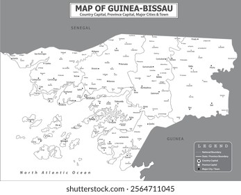 African Countries Geography Political map. Political map of country with capital, province or state capital, major cities and town.