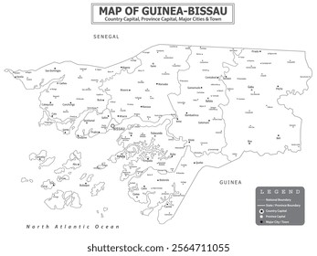 African Countries Geography Political map. Political map of country with capital, province or state capital, major cities and town.