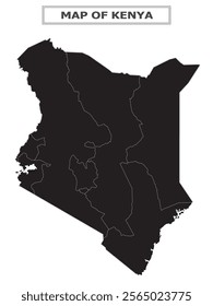 African Countries Geography Political map. Political map of country with capital, province or state capital, major cities and town.