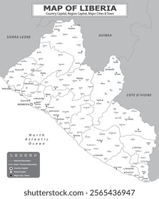 African Countries Geography Political map. Political map of country with capital, province or state capital, major cities and town.