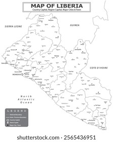 African Countries Geography Political map. Political map of country with capital, province or state capital, major cities and town.