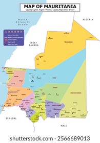 African Countries Geography Political map. Political map of country with capital, province or state capital, major cities and town.