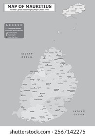 African Countries Geography Political map. Political map of country with capital, province or state capital, major cities and town.