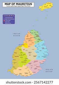 African Countries Geography Political map. Political map of country with capital, province or state capital, major cities and town.