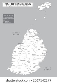 African Countries Geography Political map. Political map of country with capital, province or state capital, major cities and town.