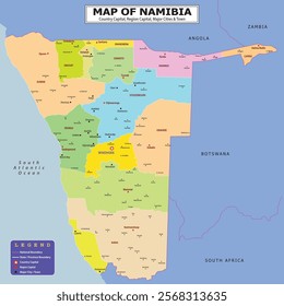 African Countries Geography Political map. Political map of country with capital, province or state capital, major cities and town.