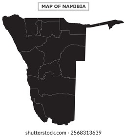 African Countries Geography Political map. Political map of country with capital, province or state capital, major cities and town.