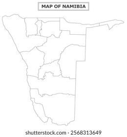 African Countries Geography Political map. Political map of country with capital, province or state capital, major cities and town.