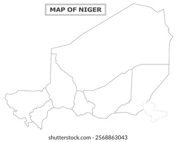 African Countries Geography Political map. Political map of country with capital, province or state capital, major cities and town.