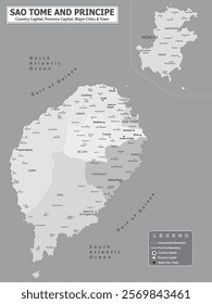 African Countries Geography Political map. Political map of country with capital, province or state capital, major cities and town.