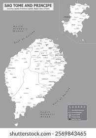 African Countries Geography Political map. Political map of country with capital, province or state capital, major cities and town.