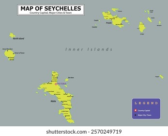 African Countries Geography Political map. Political map of country with capital, province or state capital, major cities and town.