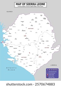 African Countries Geography Political map. Political map of country with capital, province or state capital, major cities and town.