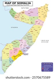 African Countries Geography Political map. Political map of country with capital, province or state capital, major cities and town.