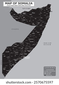 African Countries Geography Political map. Political map of country with capital, province or state capital, major cities and town.