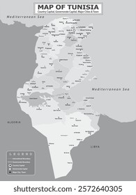 African Countries Geography Political map. Political map of country with capital, province or state capital, major cities and town.