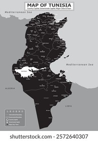 African Countries Geography Political map. Political map of country with capital, province or state capital, major cities and town.