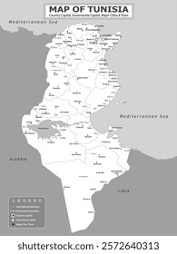 African Countries Geography Political map. Political map of country with capital, province or state capital, major cities and town.