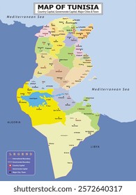 African Countries Geography Political map. Political map of country with capital, province or state capital, major cities and town.