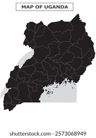 African Countries Geography Political map. Political map of country with capital, province or state capital, major cities and town.