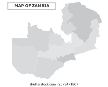 African Countries Geography Political map. Uganda Political map of country with capital, province or state capital, major cities and town.