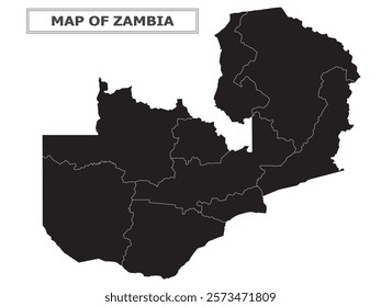 African Countries Geography Political map. Uganda Political map of country with capital, province or state capital, major cities and town.