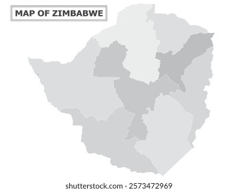 African Countries Geography Political map. Uganda Political map of country with capital, province or state capital, major cities and town.