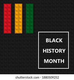 African culture celebration. Black history month banner template.