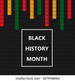 African culture celebration concept. Black history month. Banner, poster, card and cover template.