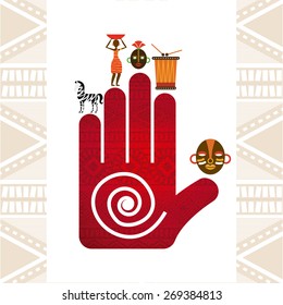 african culture design, vector illustration eps10 graphic 