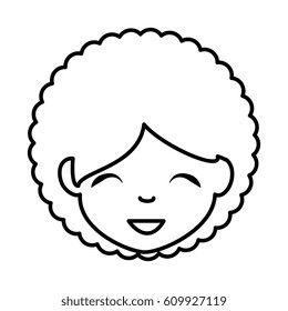 african cute woman ethnicity character