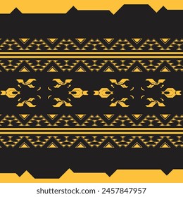 african cyberpunk futuristic ethnic fabric pattern seamless set collection template, 2d illustration rendering vector