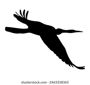 Vector Darter Africano. Icono de Vector Darter africano en estilo plano.