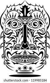 african decorative mask