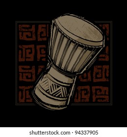 African Djembe Drum