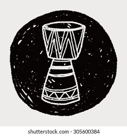 African drum doodle