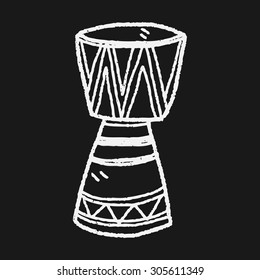 African drum doodle