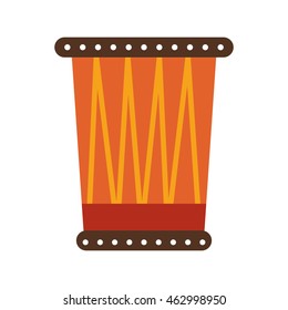 african drum isolated icon vector illustration design