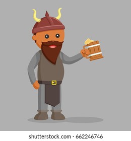 african dwarf warrior with beer