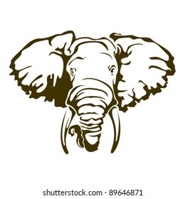 African Elephant Tattoo