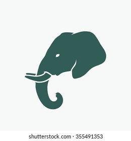 African elephant - vector illustration