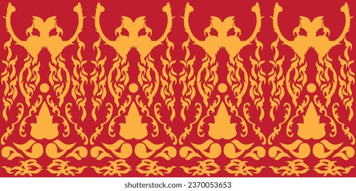 African Ethnic abstract  Seamless pattern in tribal,folk embroidery,and Thai style.Aztec geometric art ornament print.Design for carpet,wallpaper, clothing,wrapping,fabric,cover