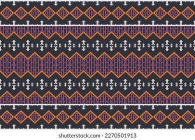 Fondo de patrón sin fisuras del tejido étnico africano. patrón geométrico étnico oriental tradicional. Ilustración vectorial abstracta de estilo azteca étnica. diseño para textura de impresión, tela, sari, alfombra.