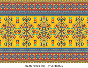 African ethnic native pattern.Traditional kente,ankara,kitenge,chitenge,capulana african wax print fabric pattern.Abstract vector motif pattern.For fabric,clothing,blanket,carpet,woven,wrap,decoration
