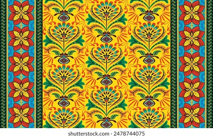 African ethnic native pattern.Traditional kente,ankara,kitenge,chitenge,capulana african wax print fabric pattern.Abstract vector motif pattern.For fabric,clothing,blanket,carpet,woven,wrap,decoration