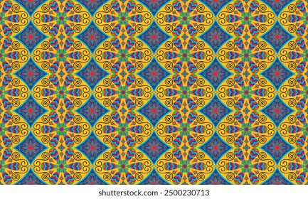 African ethnic native pattern.Traditional kente,ankara,kitenge,chitenge,capulana african wax print fabric pattern.Abstract vector motif pattern.For fabric,clothing,blanket,carpet,woven,wrap,decoration